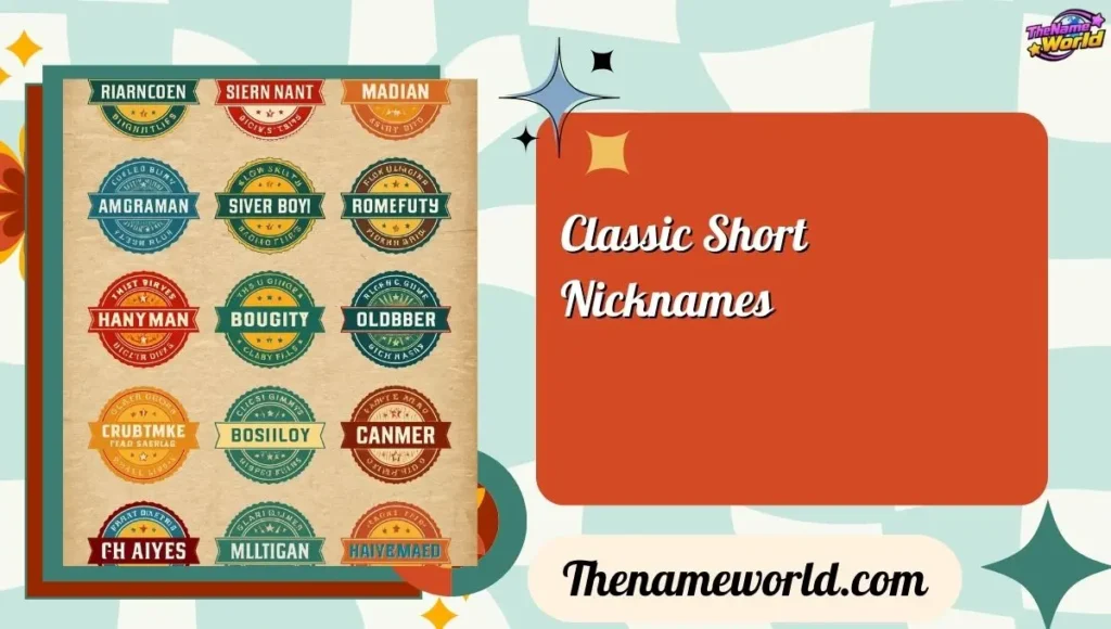 Classic Short Nicknames
