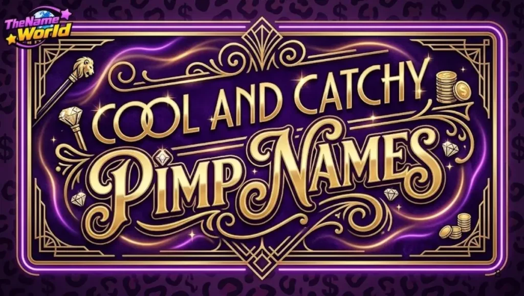 Cool and Catchy Pimp Names
