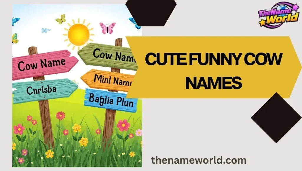Cute Funny Cow Names