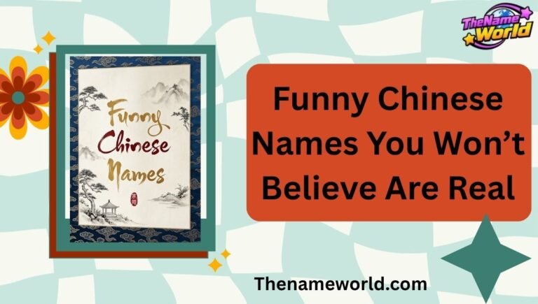 Funny Chinese Names