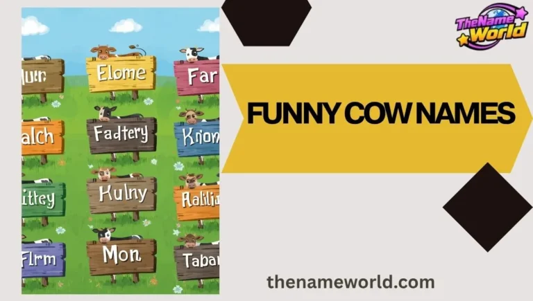 Funny Cow Names