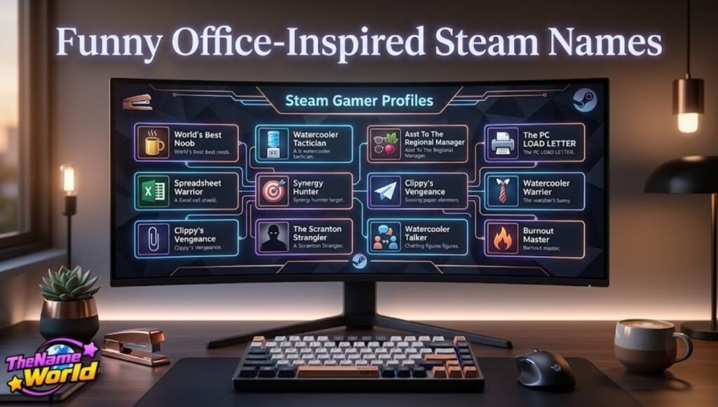 Funny Office-Inspired Steam Names