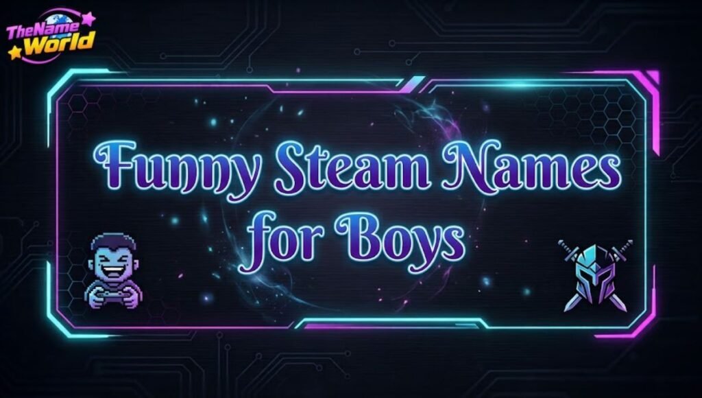 _Funny Steam Names for Boys