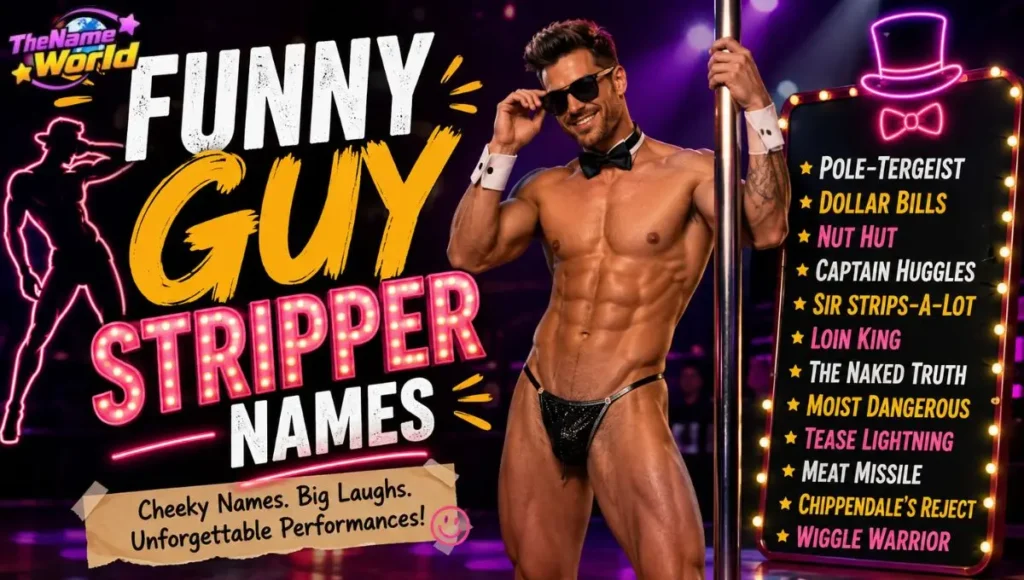 Funny Guy Stripper Names