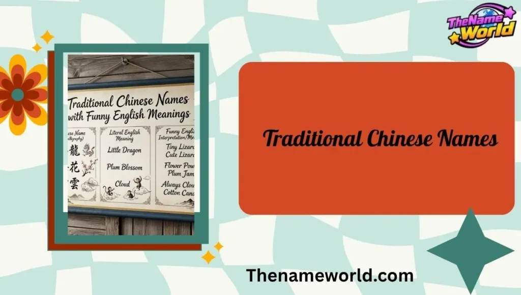 Traditional Chinese Names