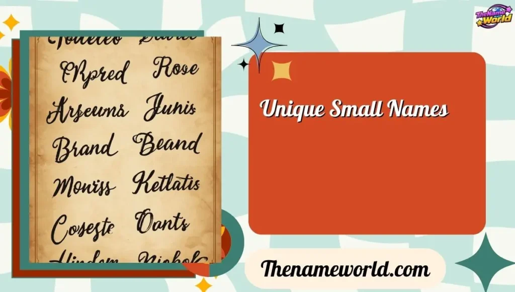 Unique Small Names