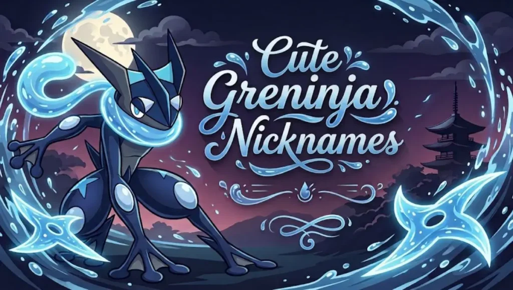 Cute Greninja Nicknames 