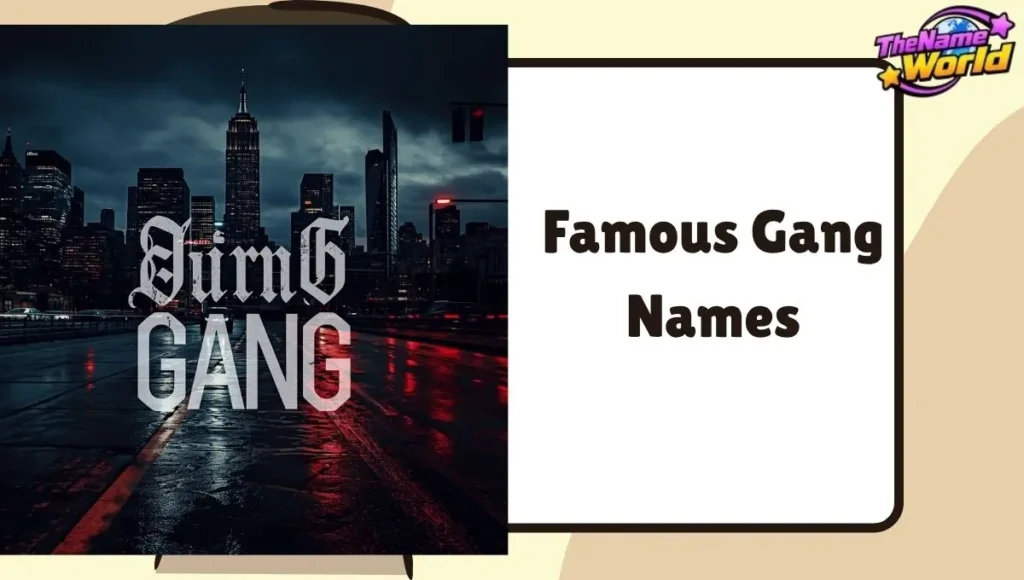 Famous Gang Names