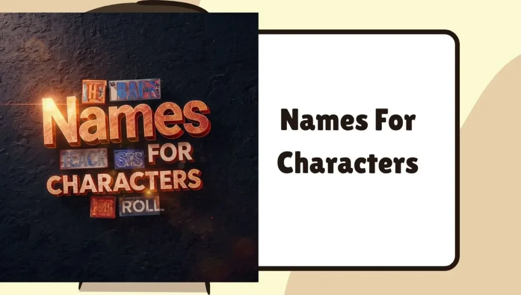Names For Characters