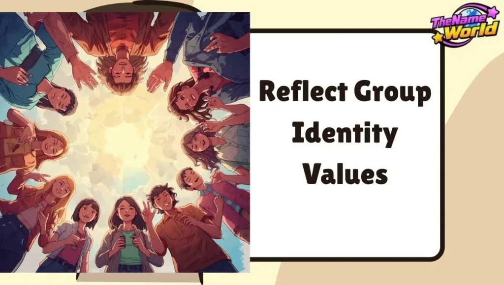 Reflect Group Identity Values