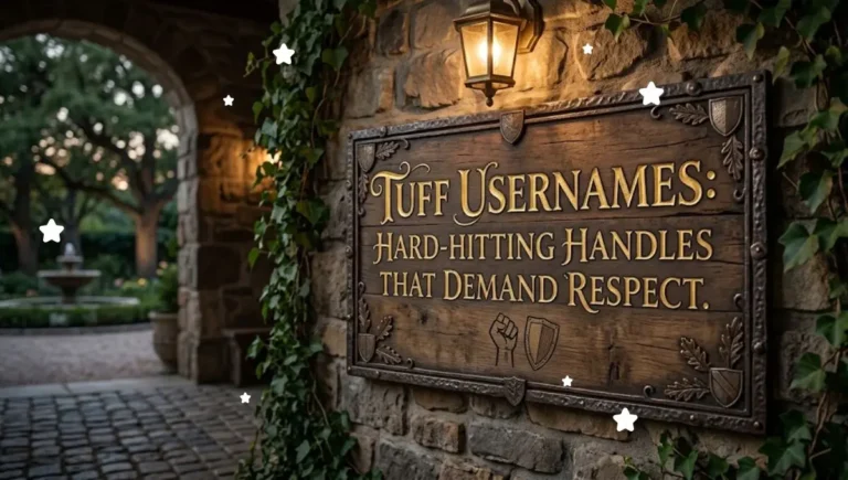 Tuff Usernames